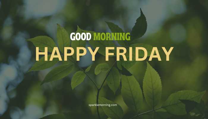 good morning happy friday images
