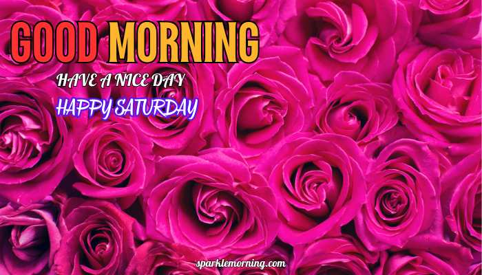 good morning happy saturday images