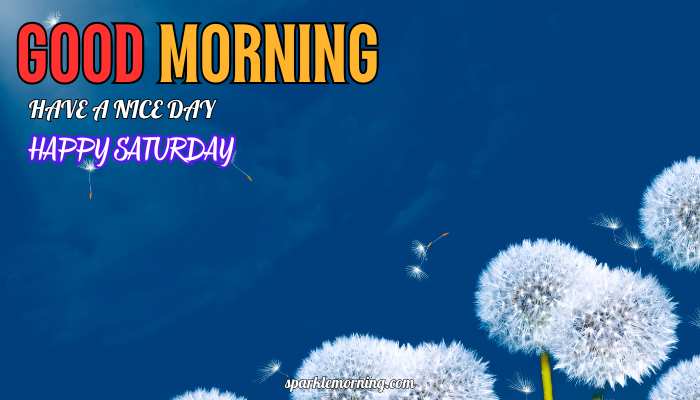 good morning happy saturday images
