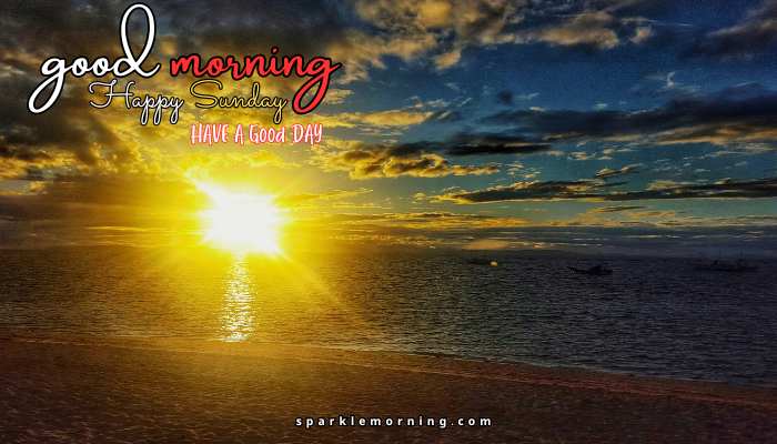 good morning happy sunday images