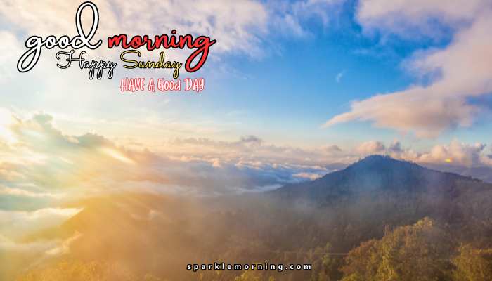 good morning happy sunday images