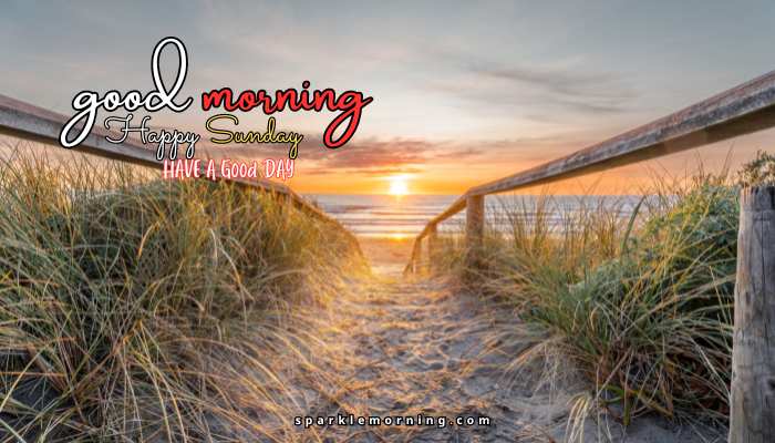 good morning happy sunday images