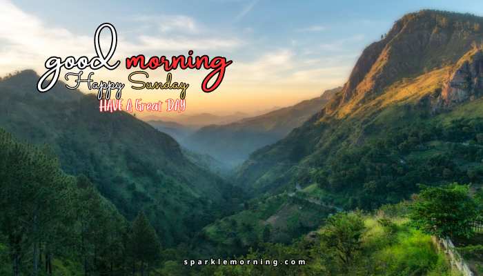 good morning happy sunday images