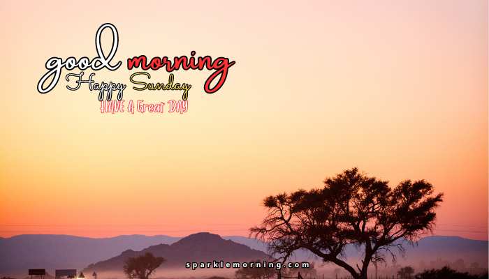 good morning happy sunday images
