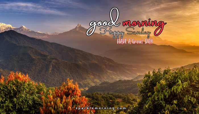 good morning happy sunday images