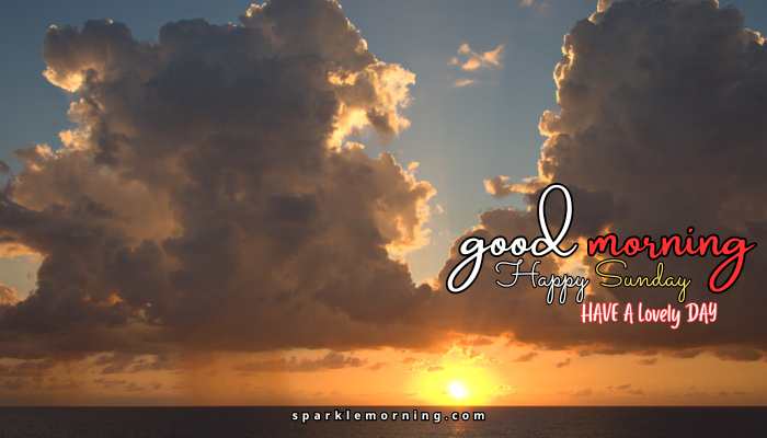 good morning happy sunday images