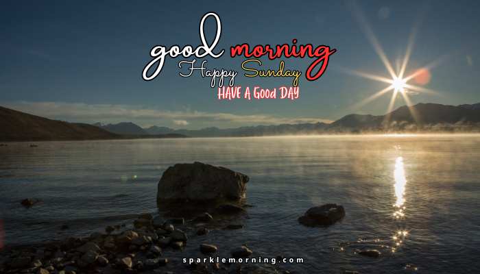 good morning happy sunday images