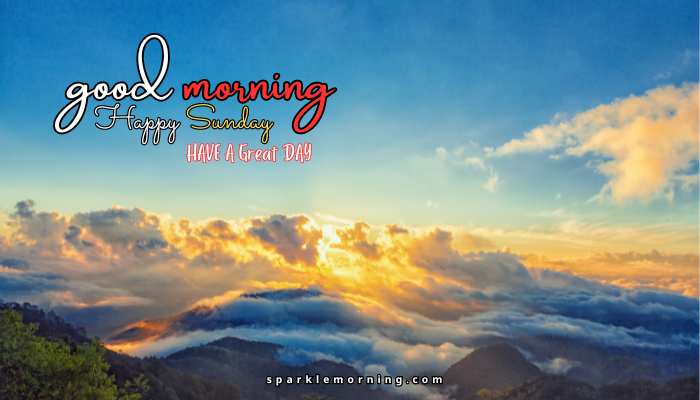 good morning happy sunday images
