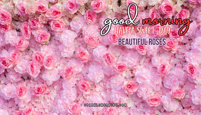 good morning roses images