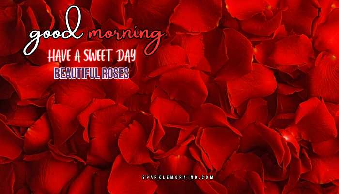 good morning roses images