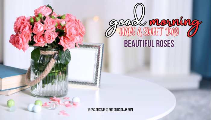 good morning roses images