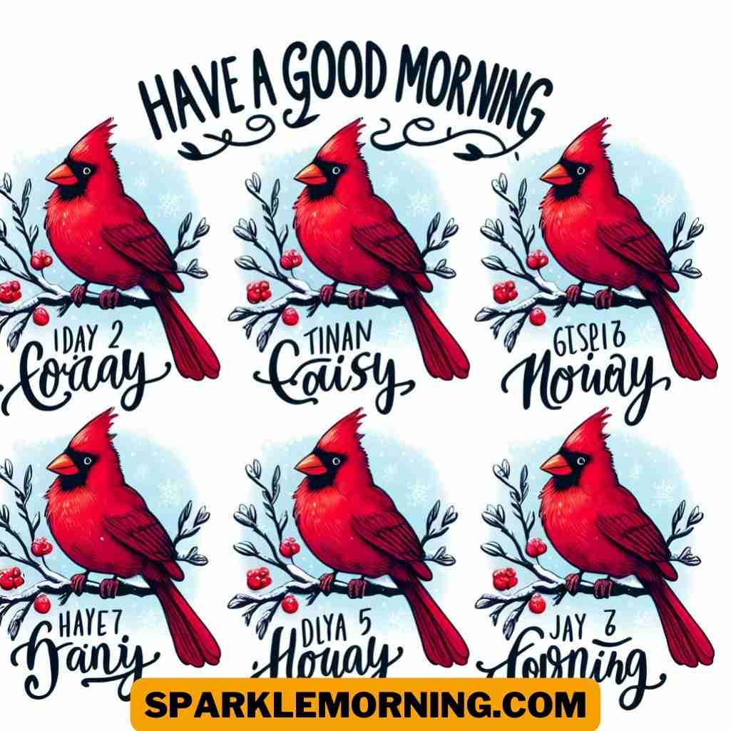 Good Morning Cardinal Images