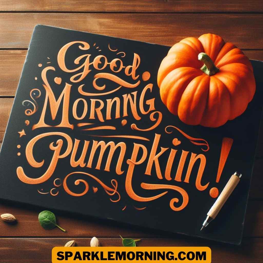 Good Morning Pumpkin Pictures