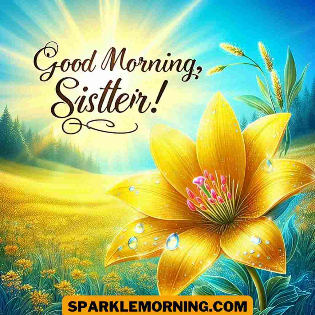 Good Morning Sister Images
