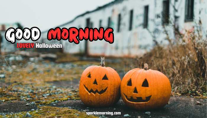 good morning halloween images