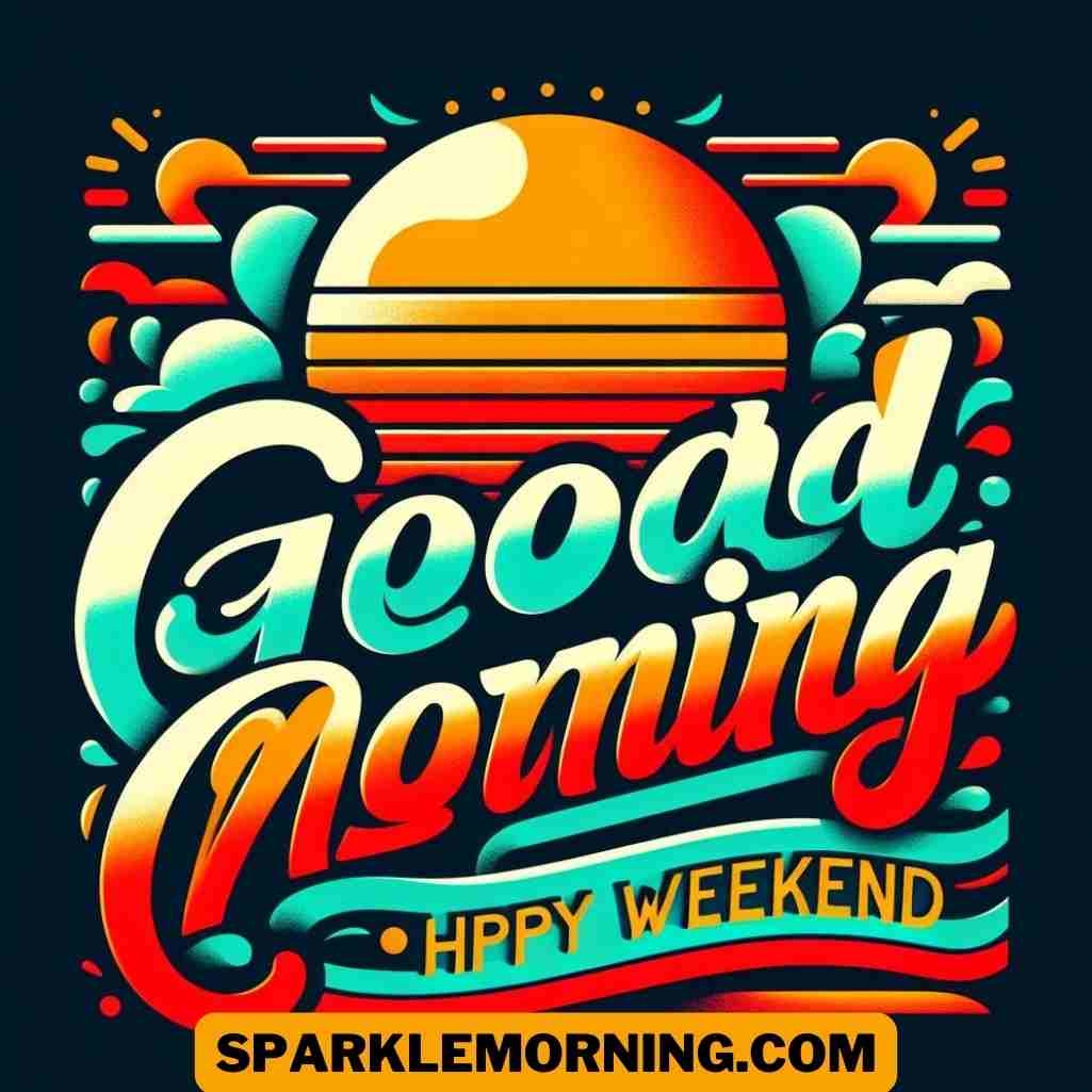 good morning happy weekend images