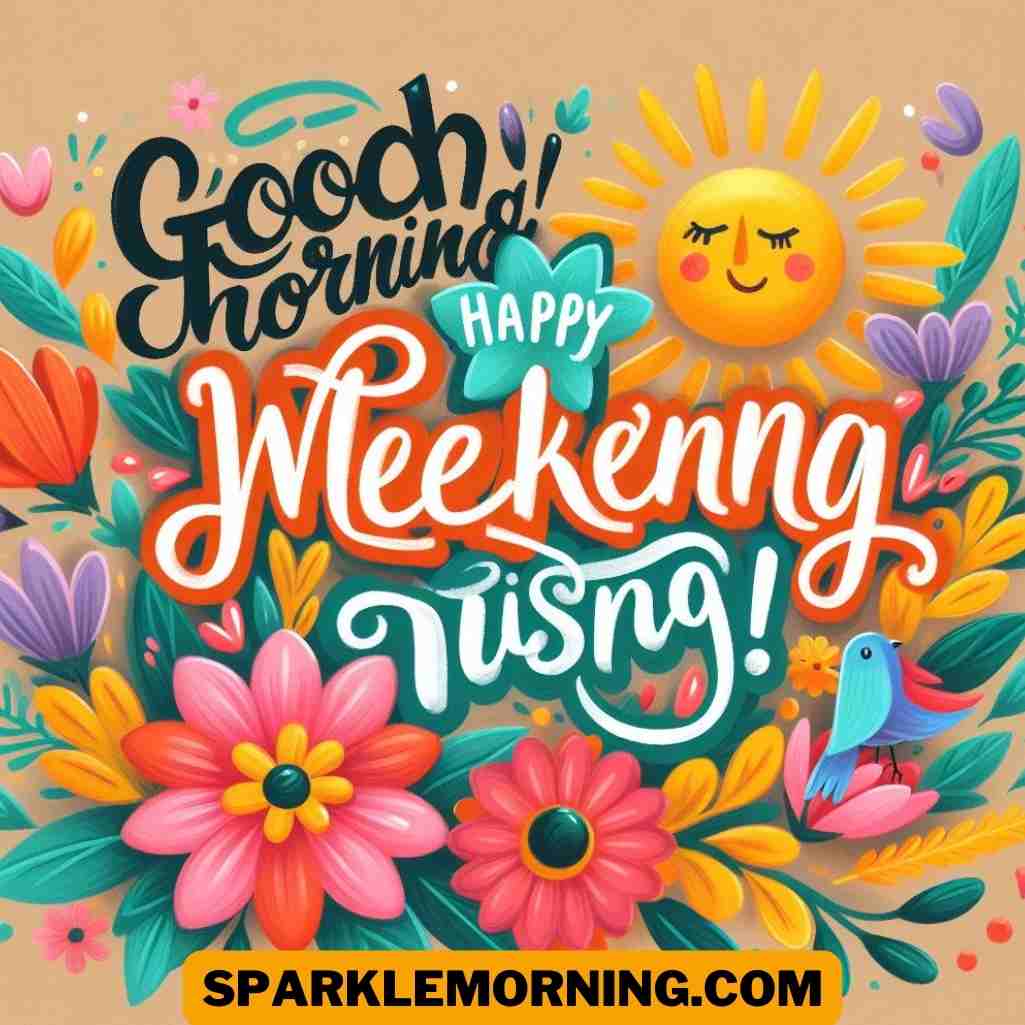 good morning happy weekend images