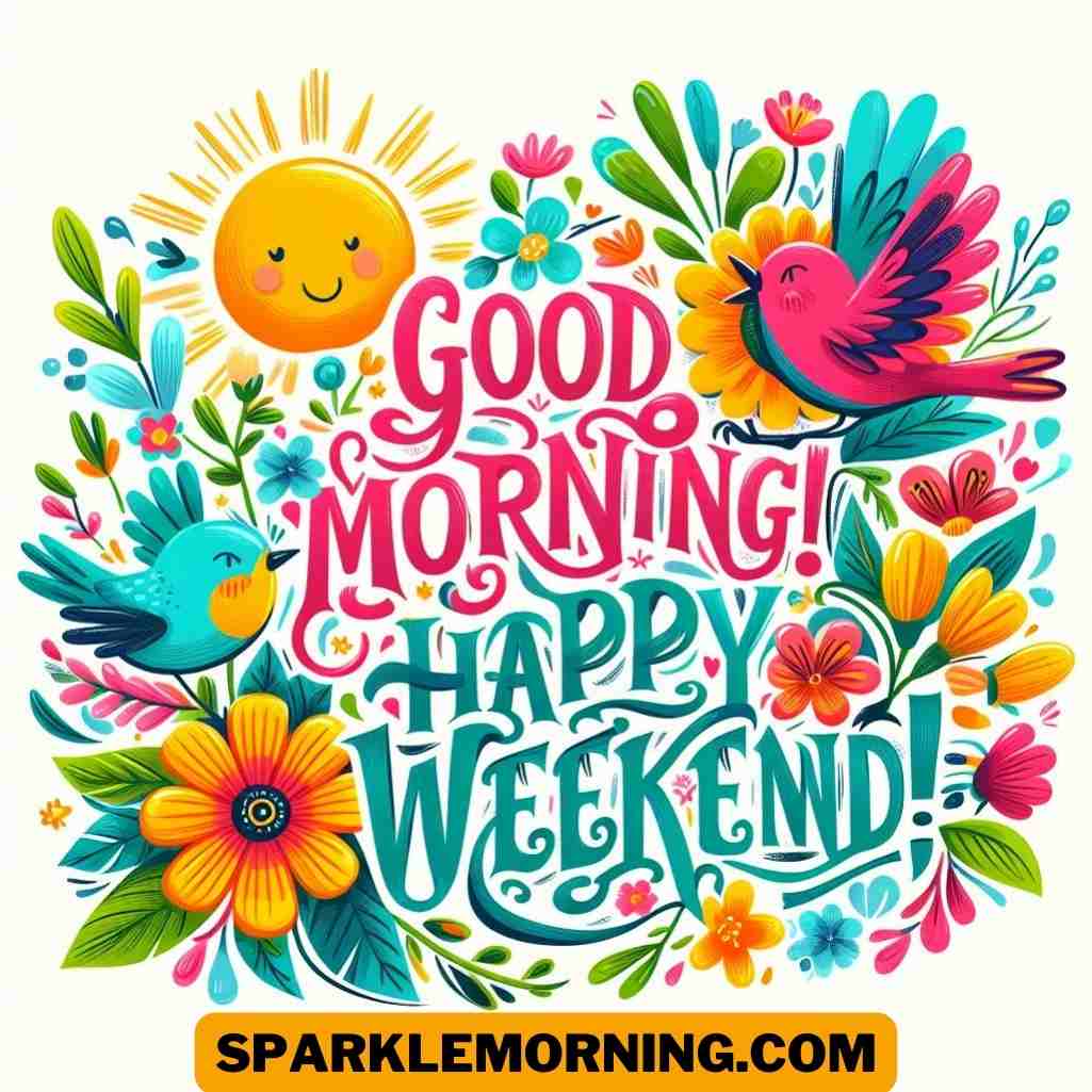 good morning happy weekend images