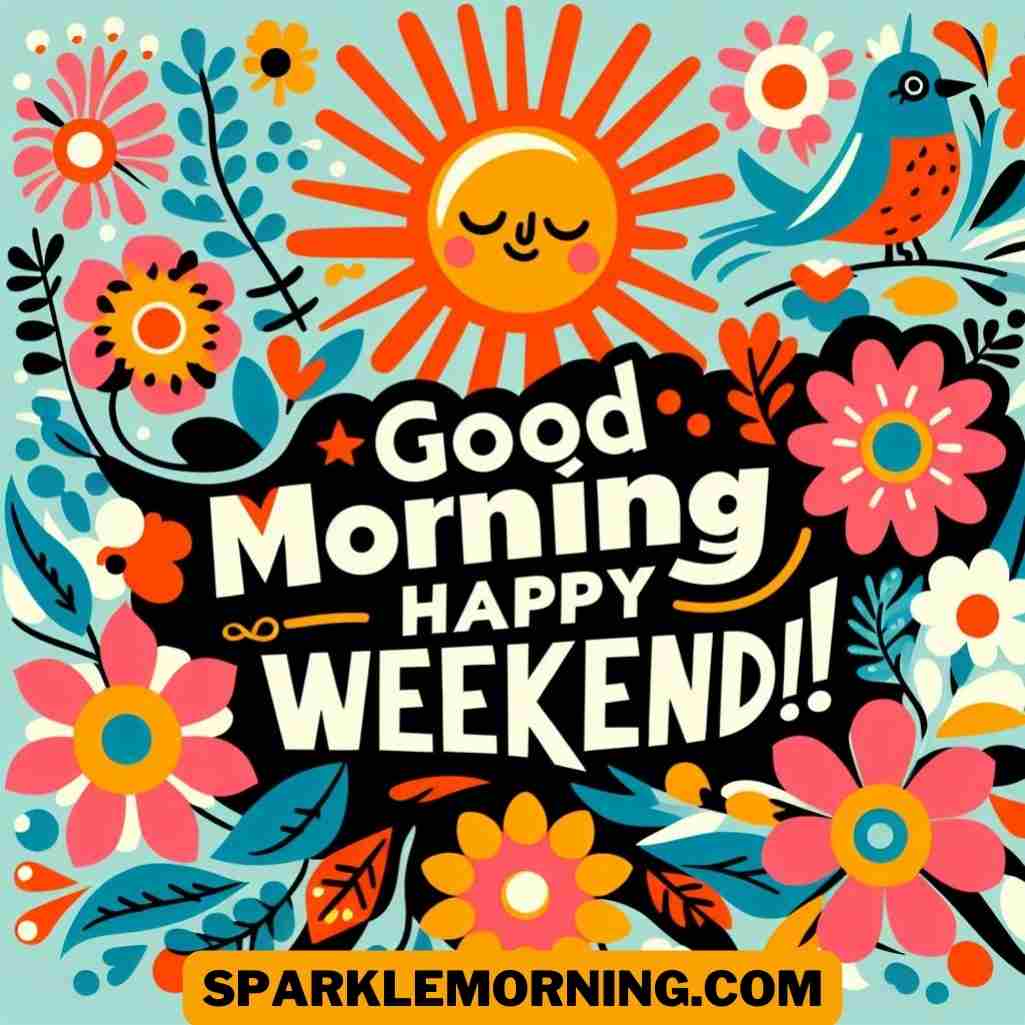 good morning happy weekend images