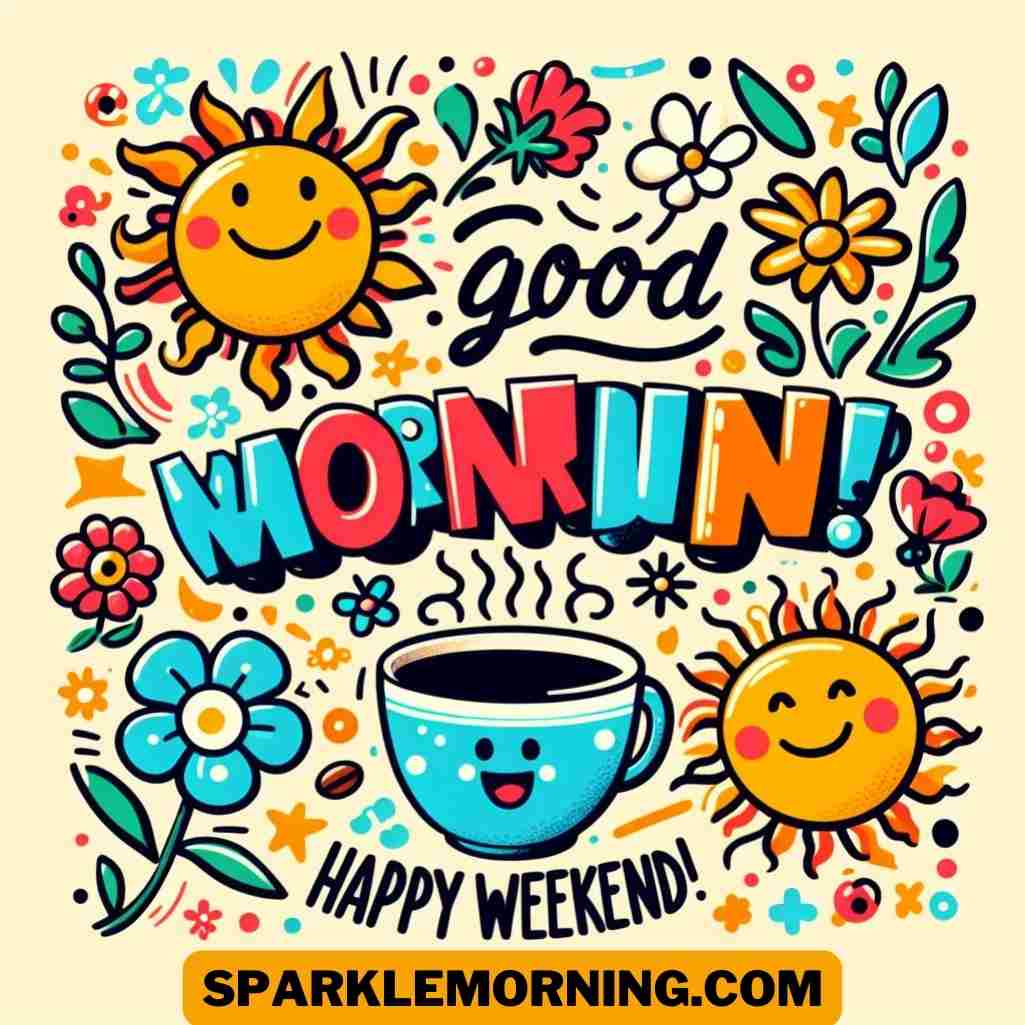 good morning happy weekend images