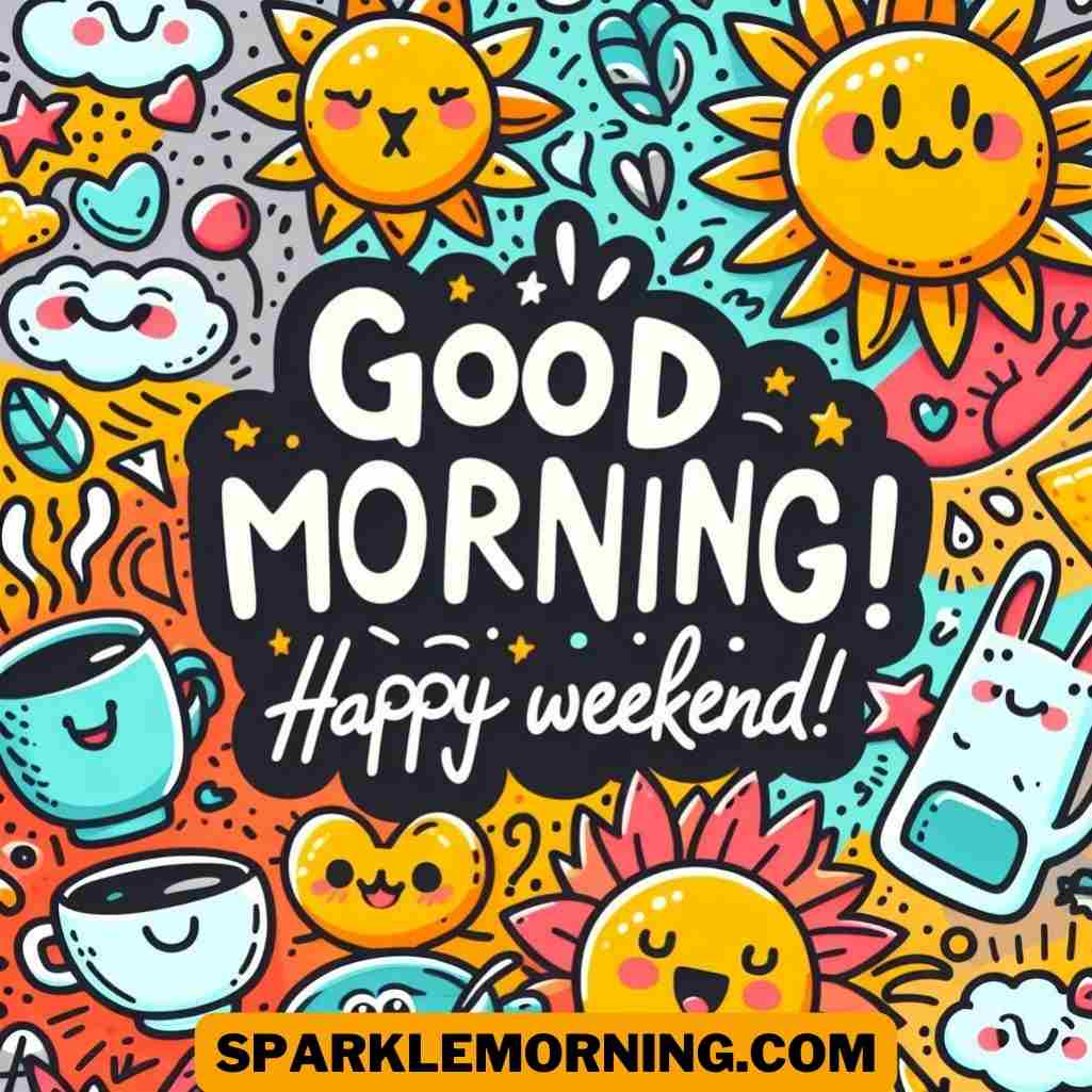 good morning happy weekend images
