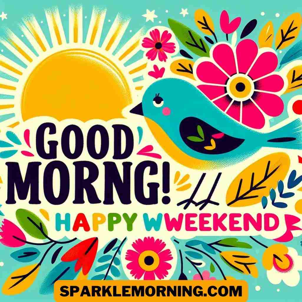 good morning happy weekend images