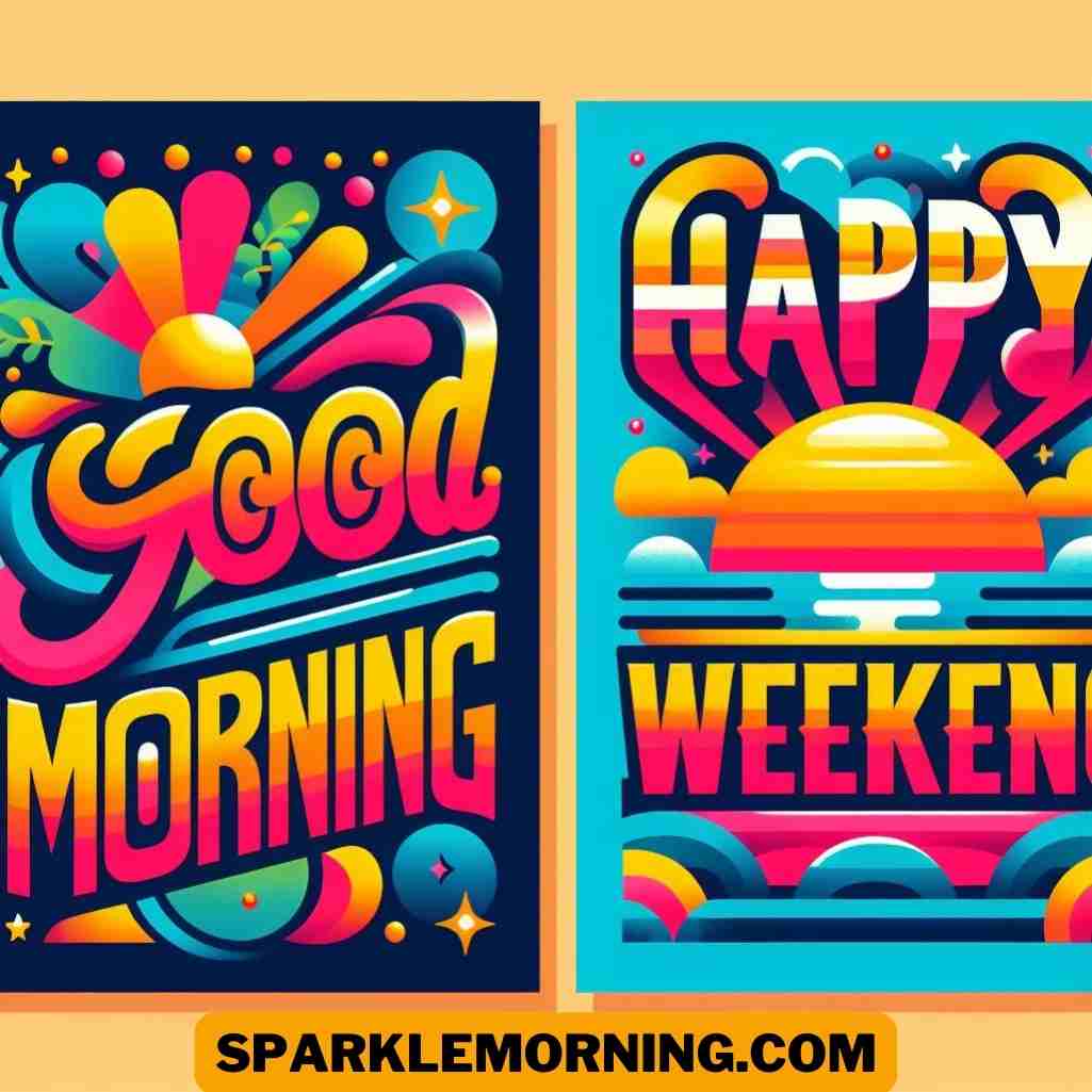 good morning happy weekend images