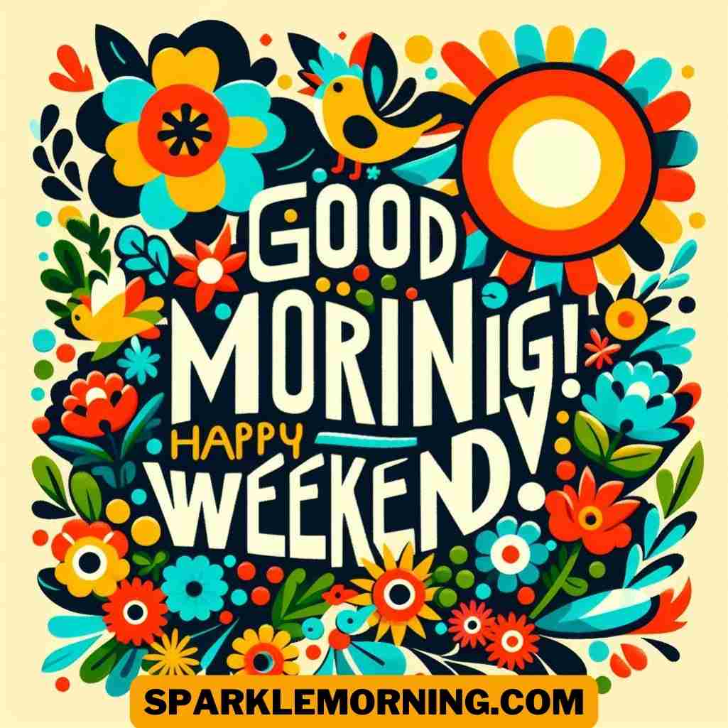 good morning happy weekend images