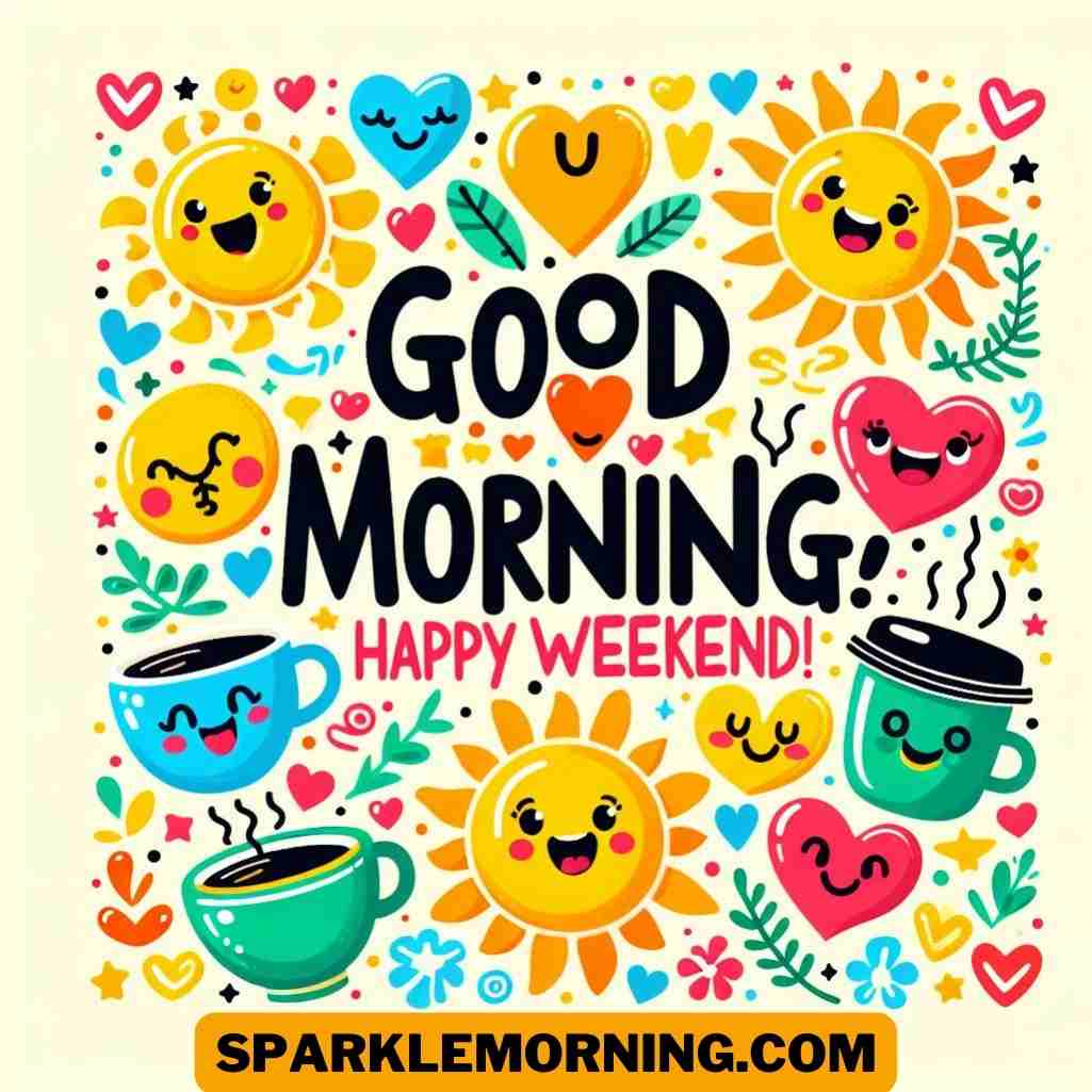 good morning happy weekend images