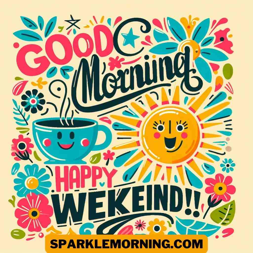 good morning happy weekend images