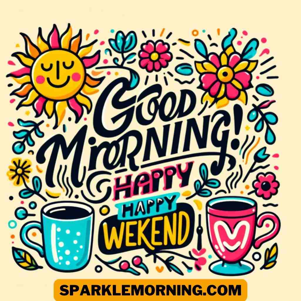good morning happy weekend images