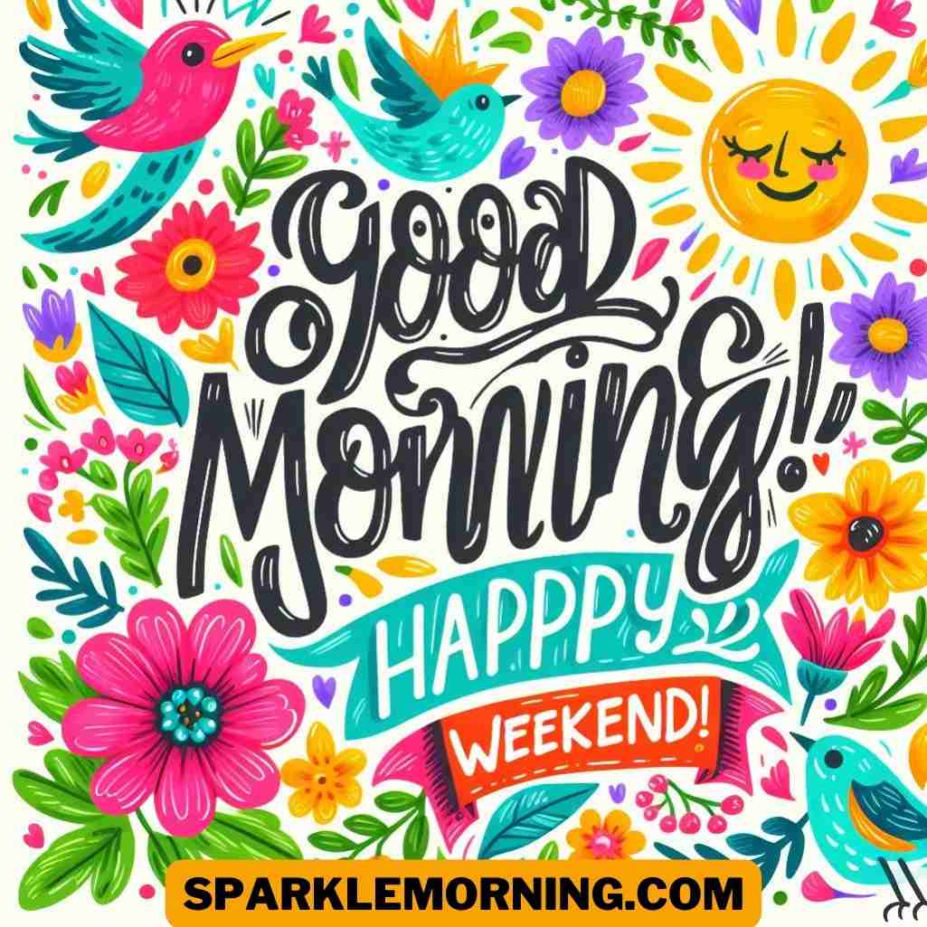 good morning happy weekend images