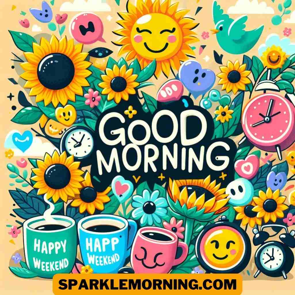 good morning happy weekend images