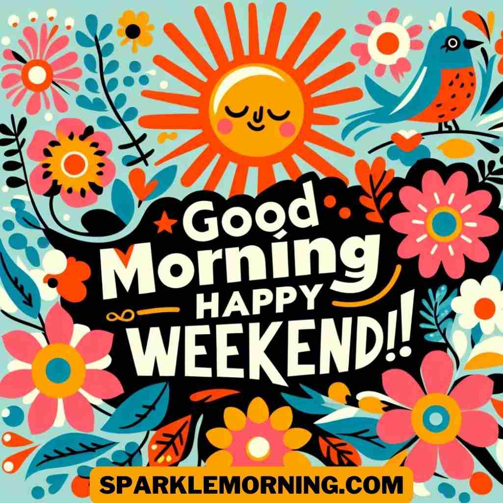 good morning happy weekend images