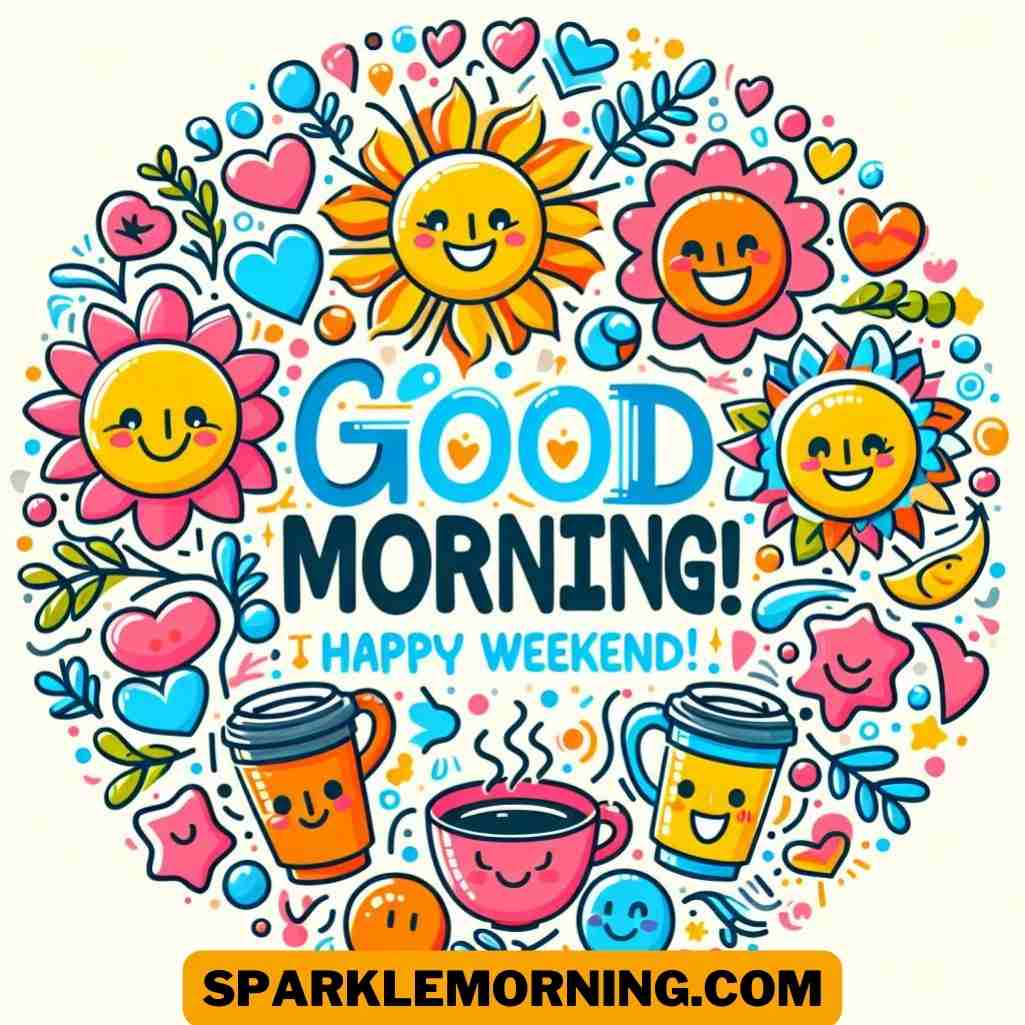 good morning happy weekend images