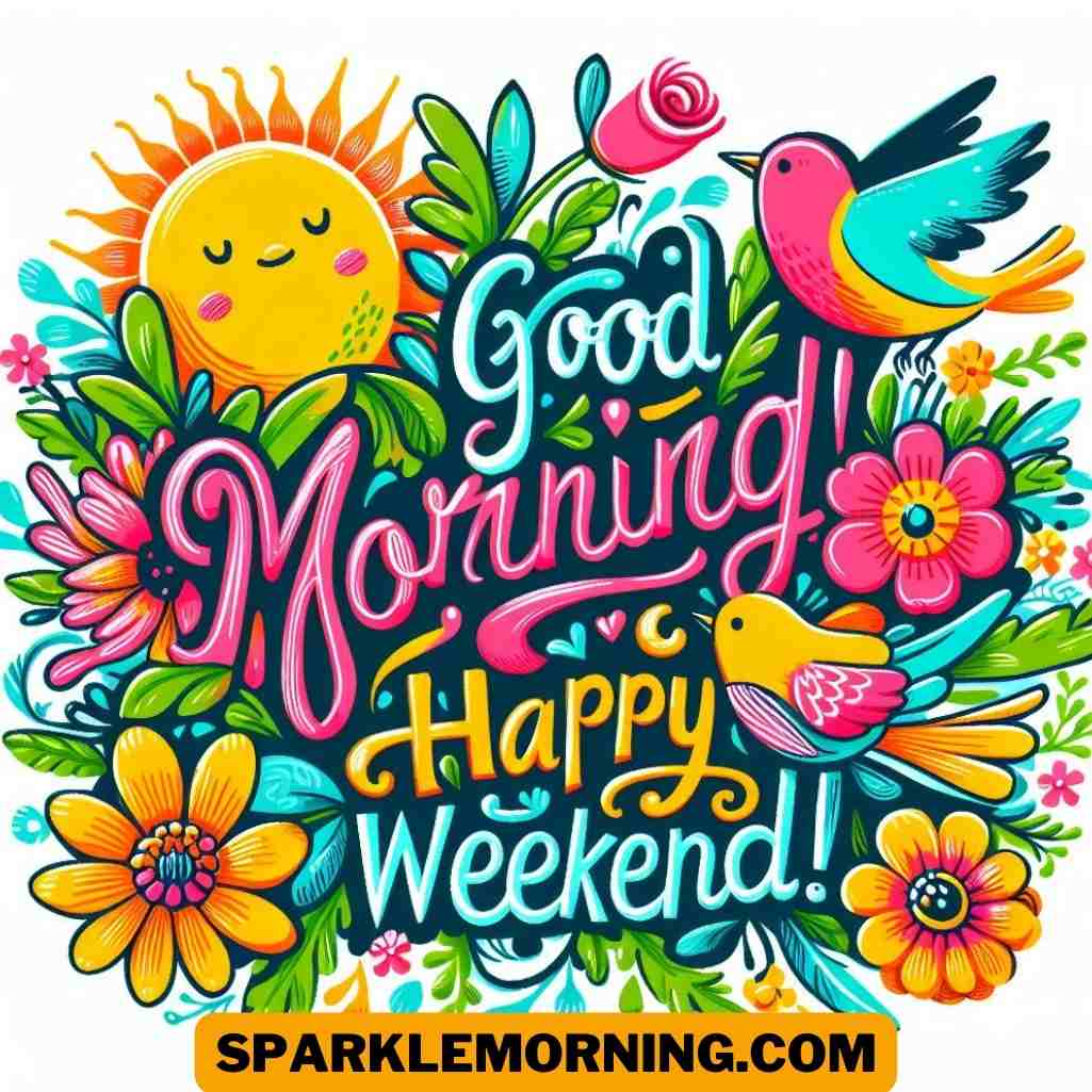 good morning happy weekend images