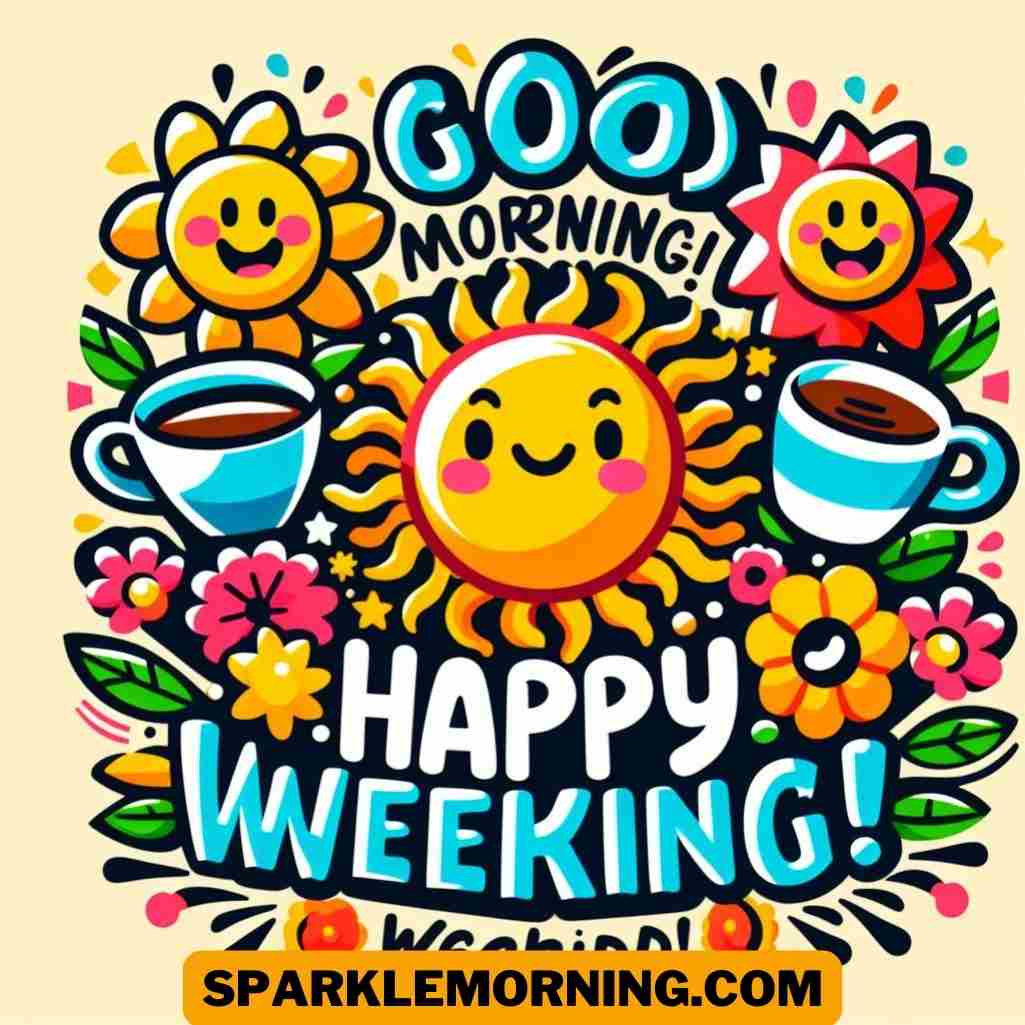 good morning happy weekend images