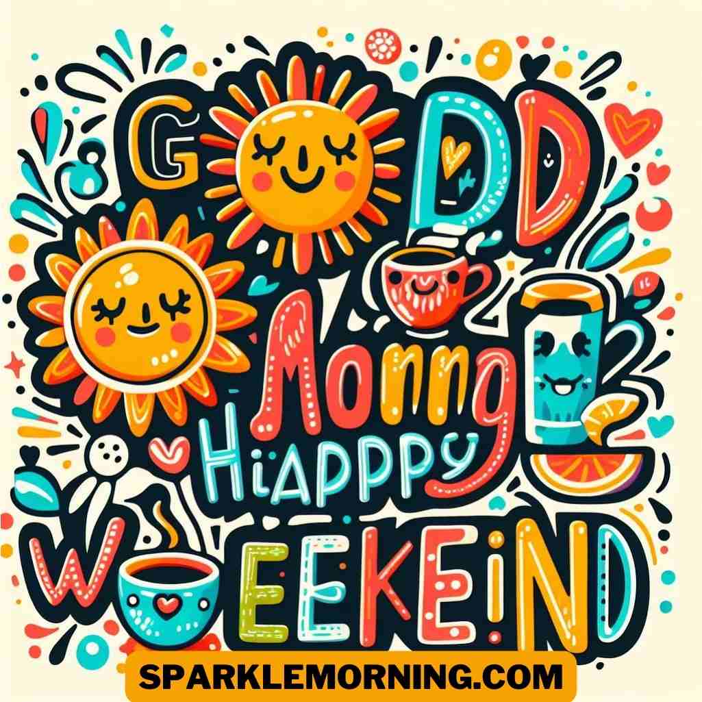 good morning happy weekend images