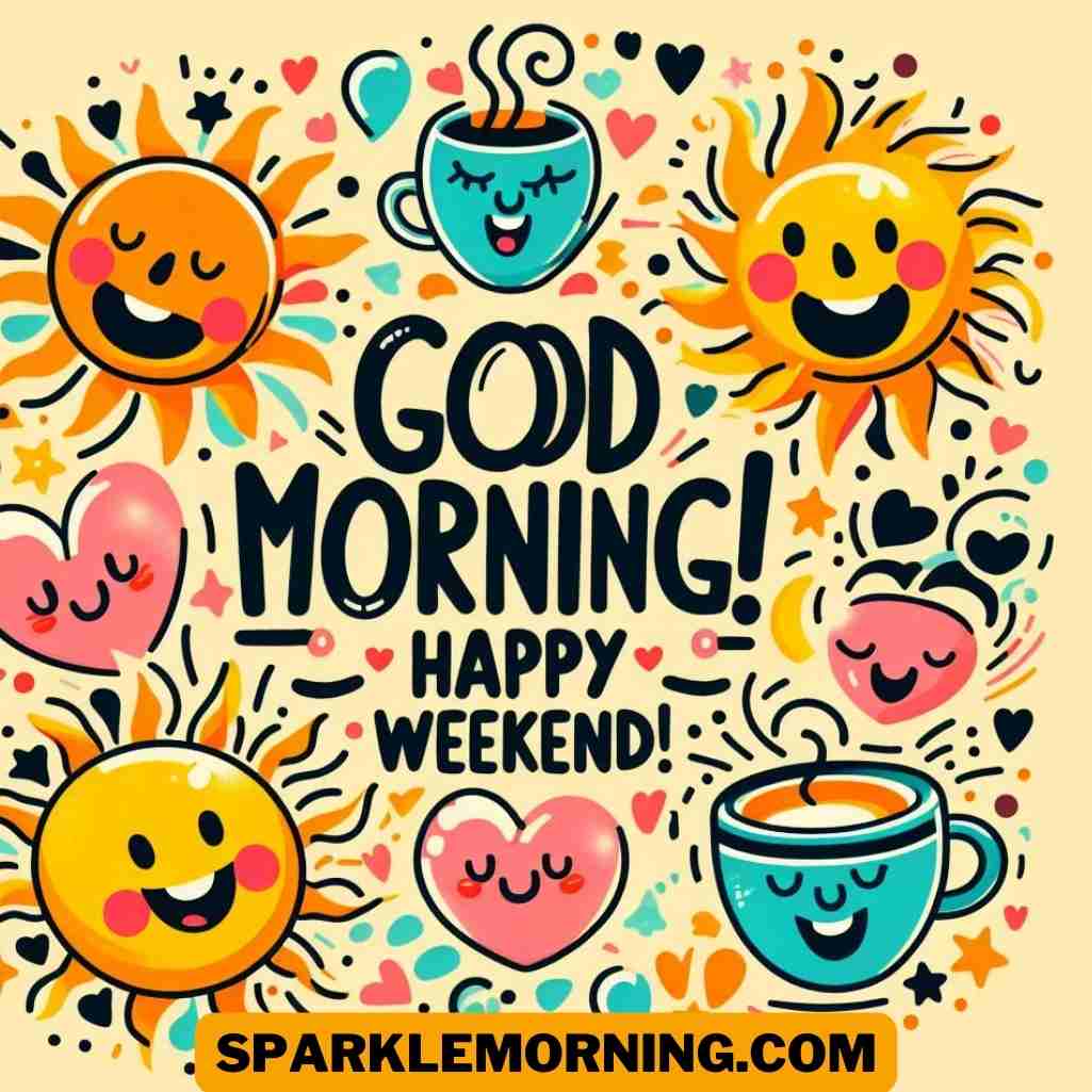 good morning happy weekend images