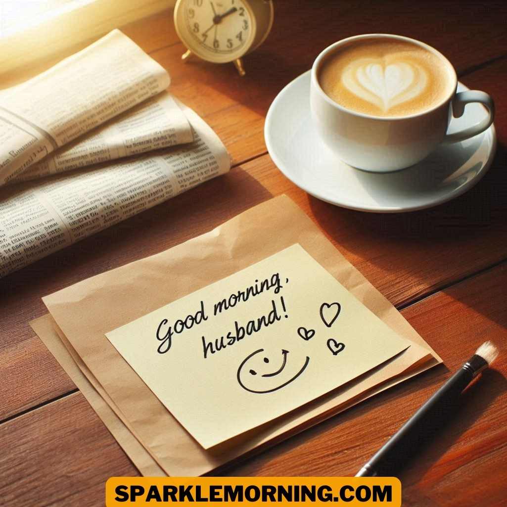 good morning husband images