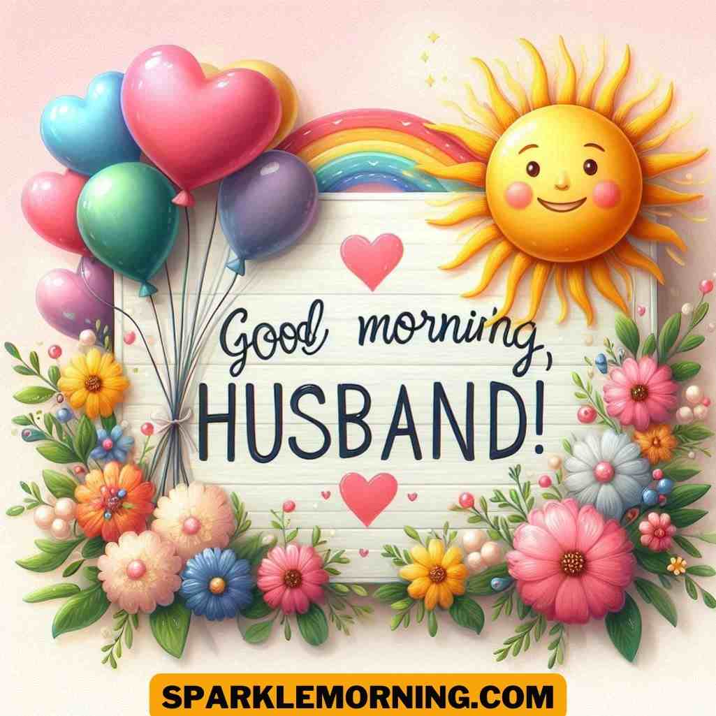 good morning husband images