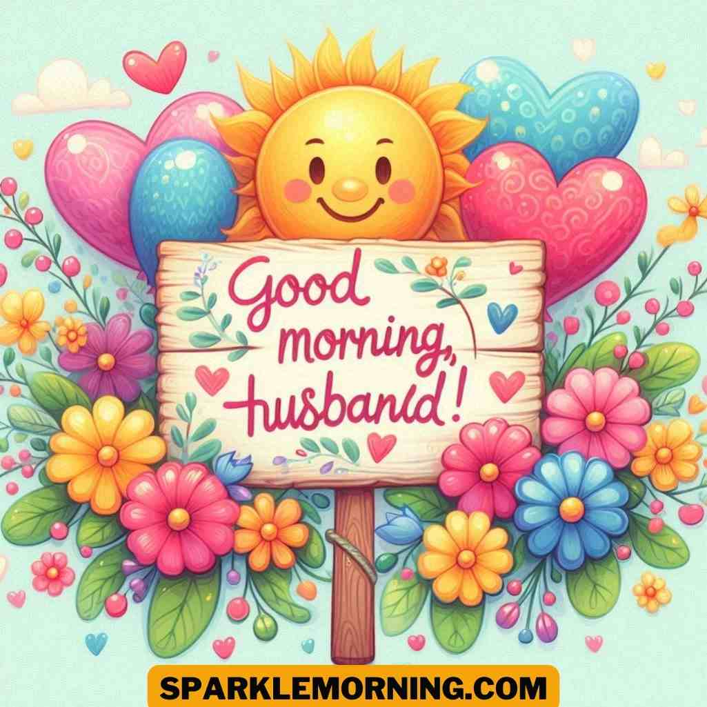 good morning husband images