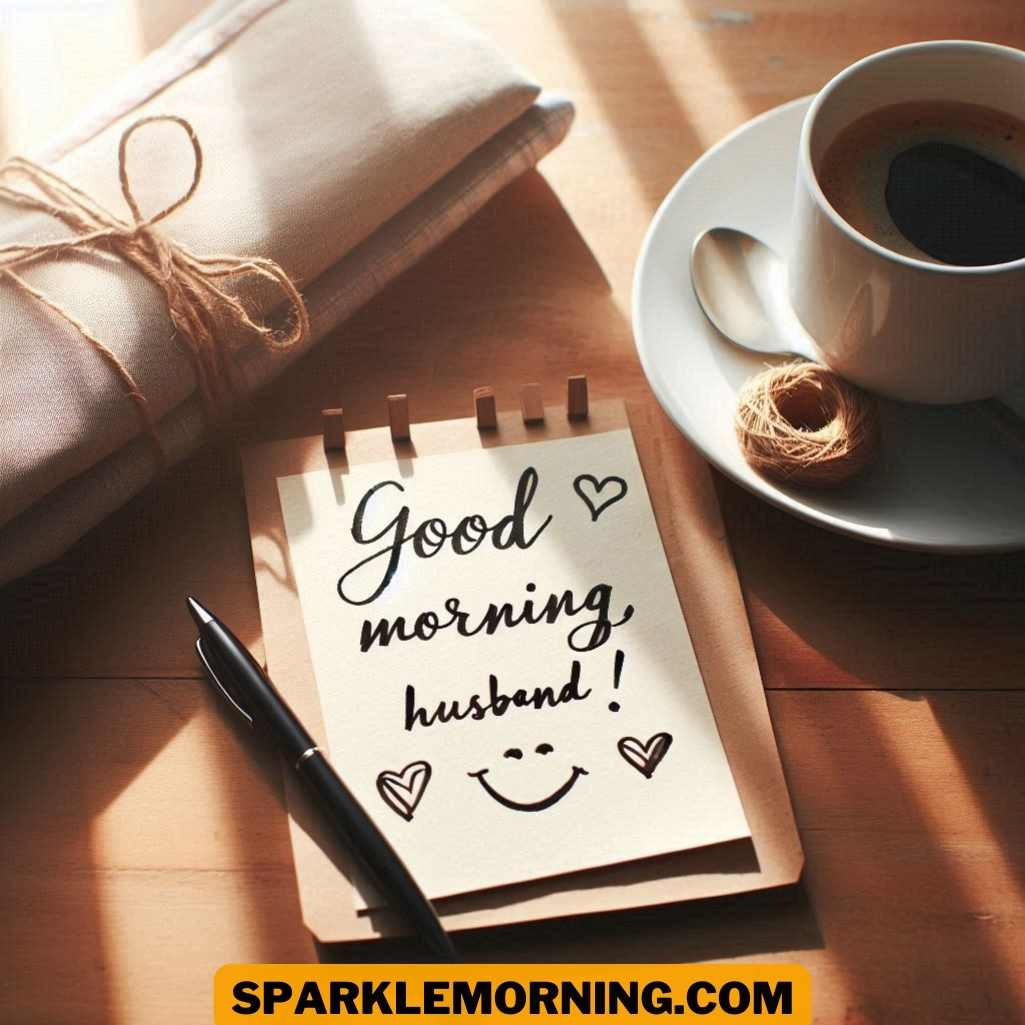 good morning husband images