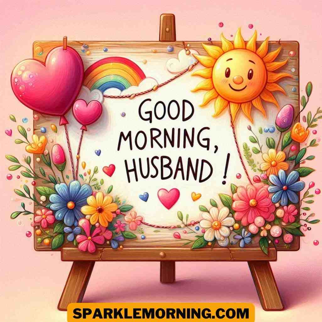 good morning husband images