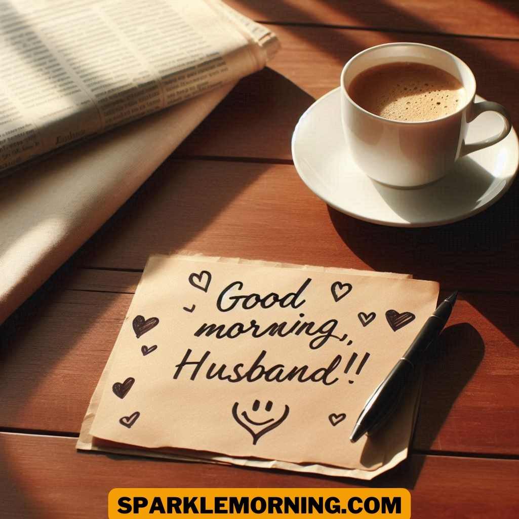 good morning husband images