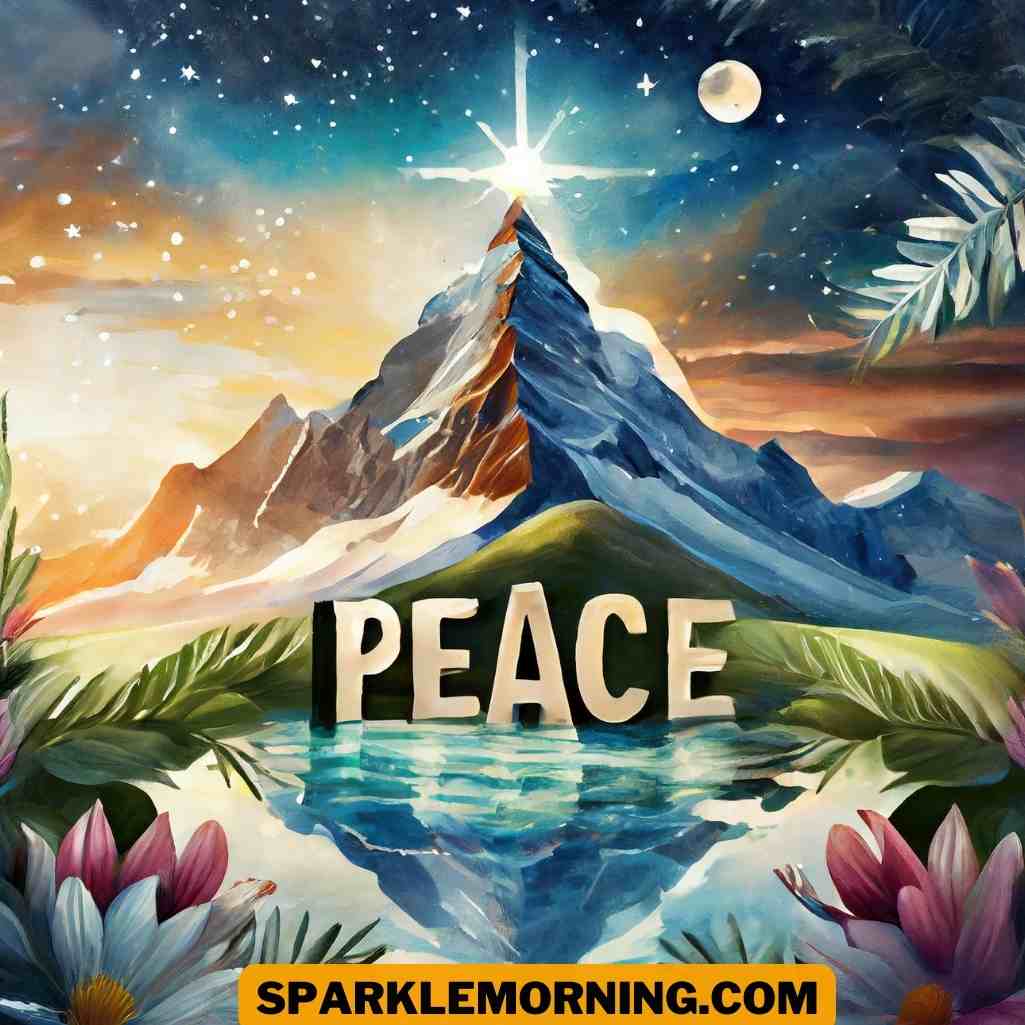good morning peace images
