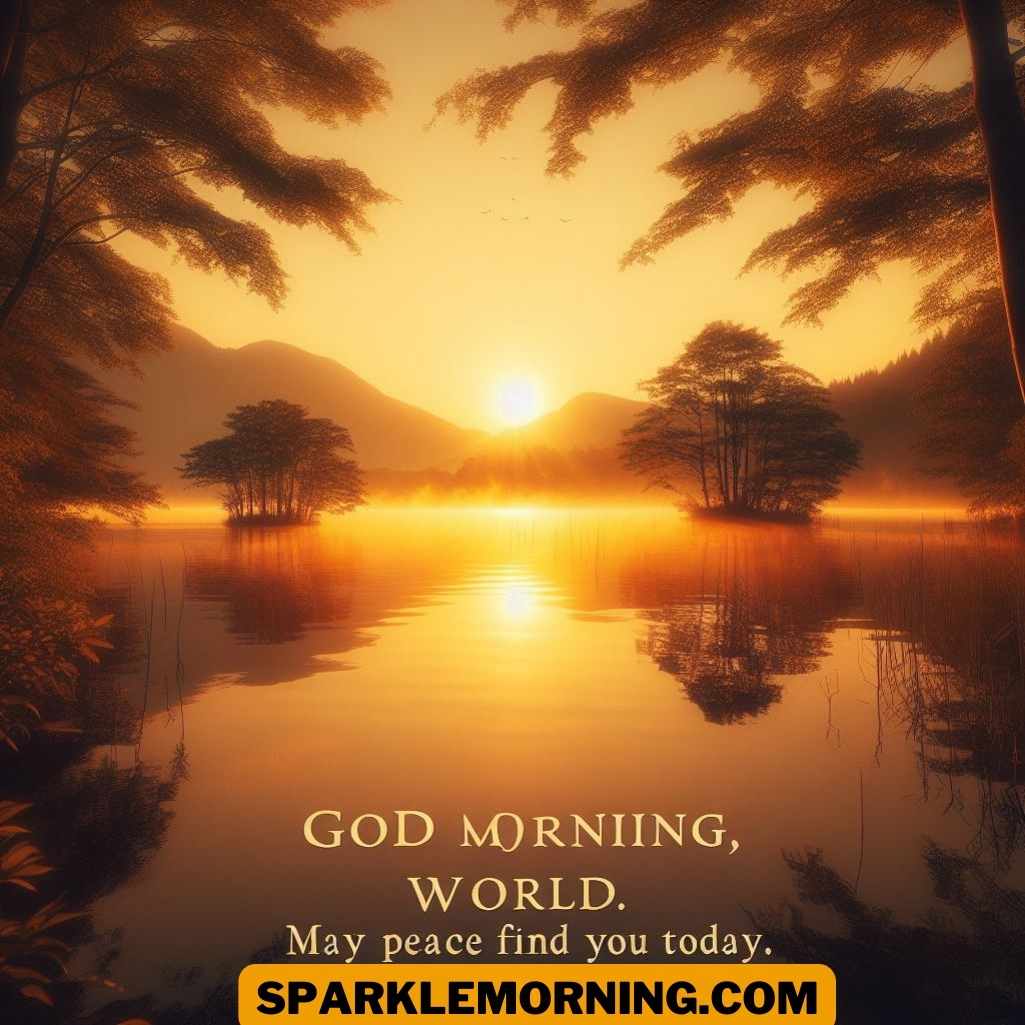 good morning peace images