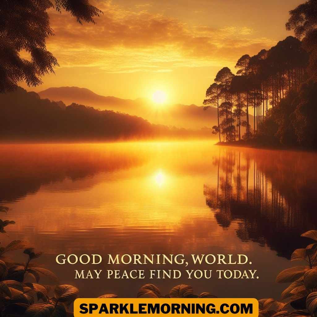 good morning peace images