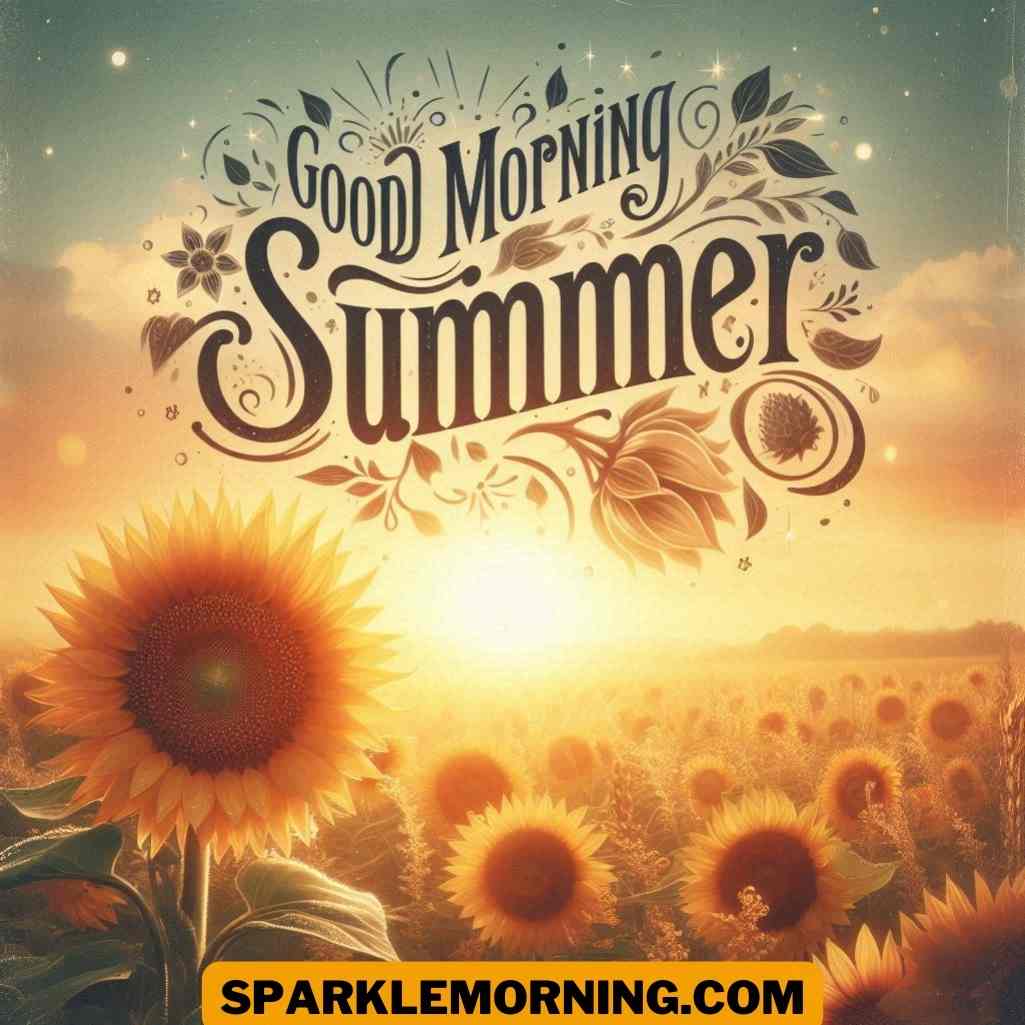 good morning summer images
