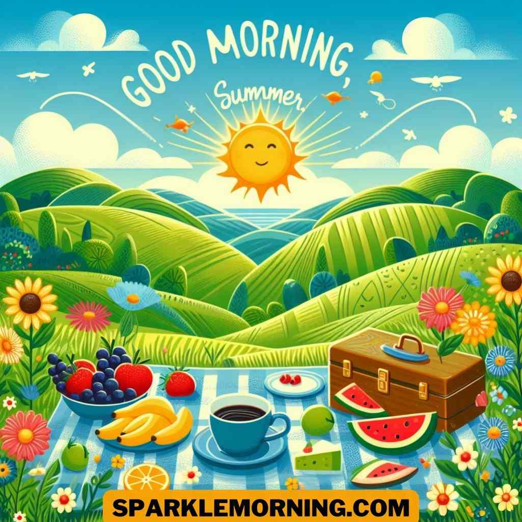 good morning summer images